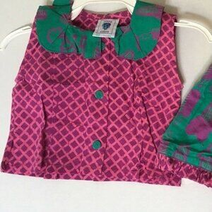 Outfit Kids Boutique 2T Blouse Shorts Girls Grape